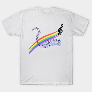 Music and rainbows T-Shirt